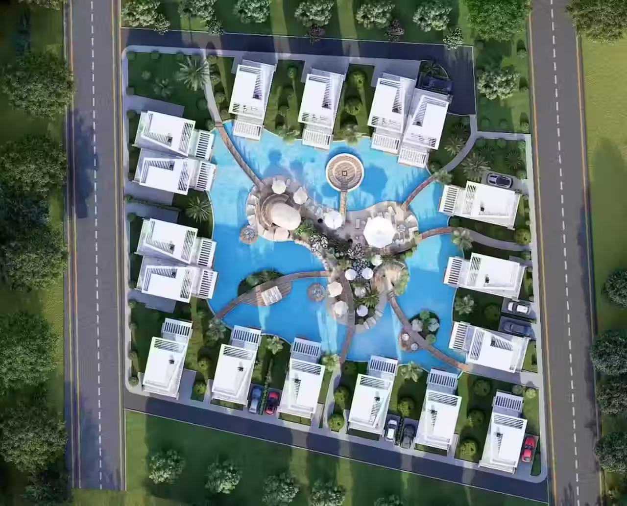 Alpino Island Site Planı
