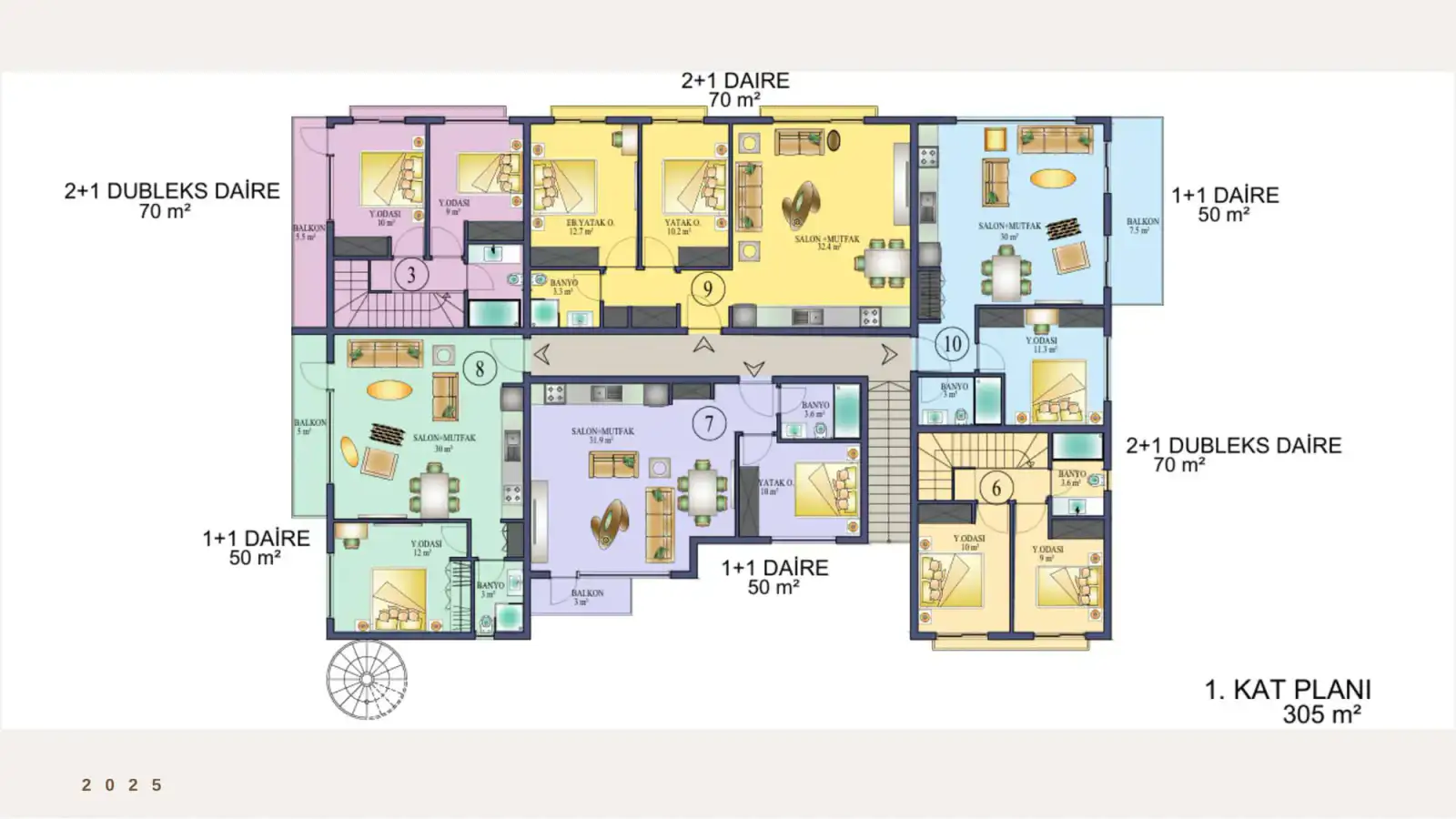 Mountain Hill 2 · 1+1 Wohnung