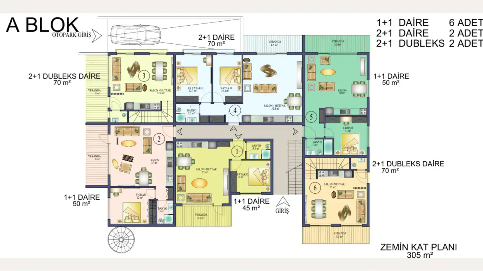 Mountain Hill 2 · 1+1 Wohnung