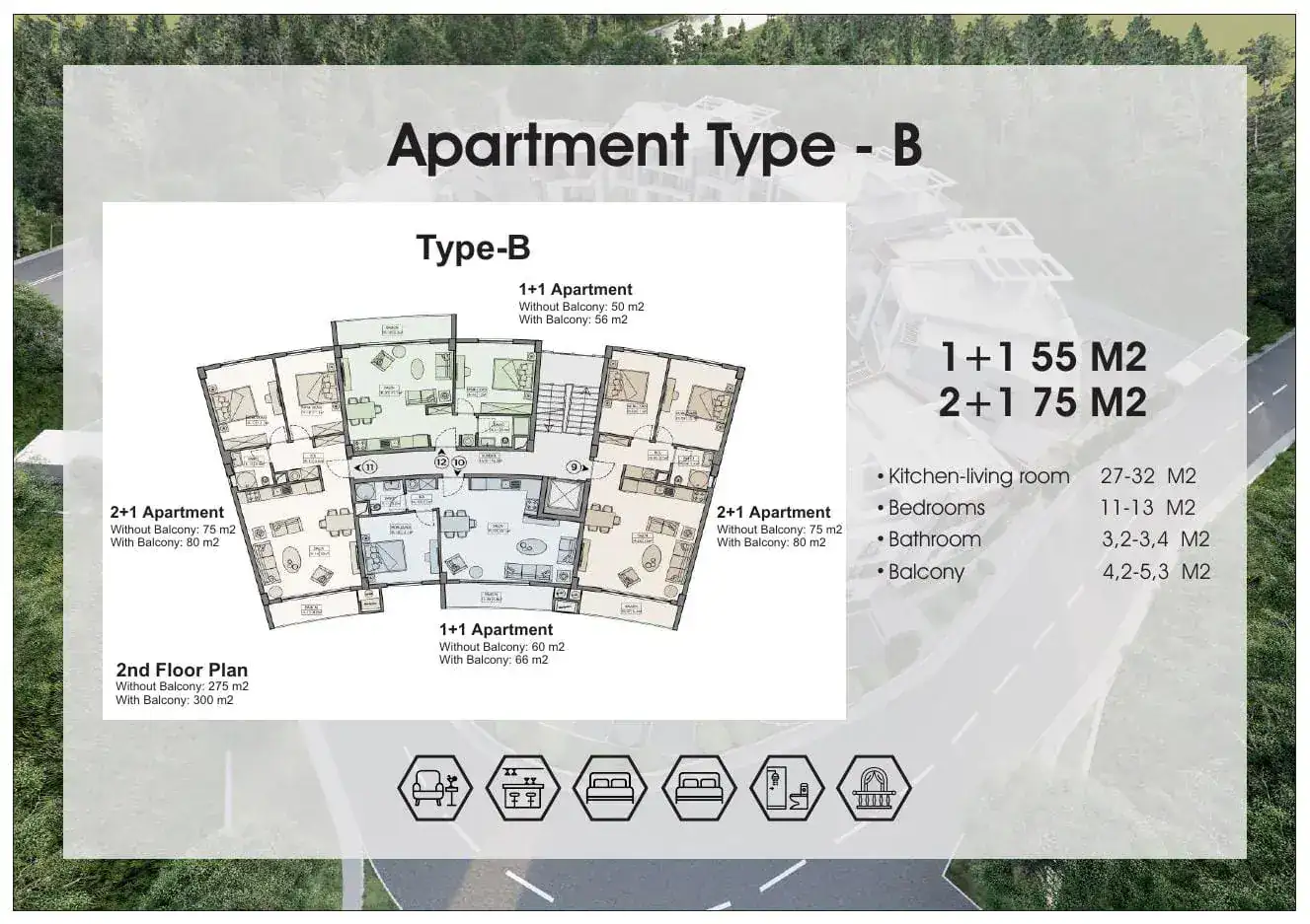 Plan B · 1+1 Wohnung